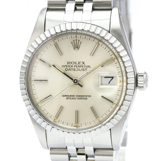 Rolex Datejust · 18K White Gold · Steel