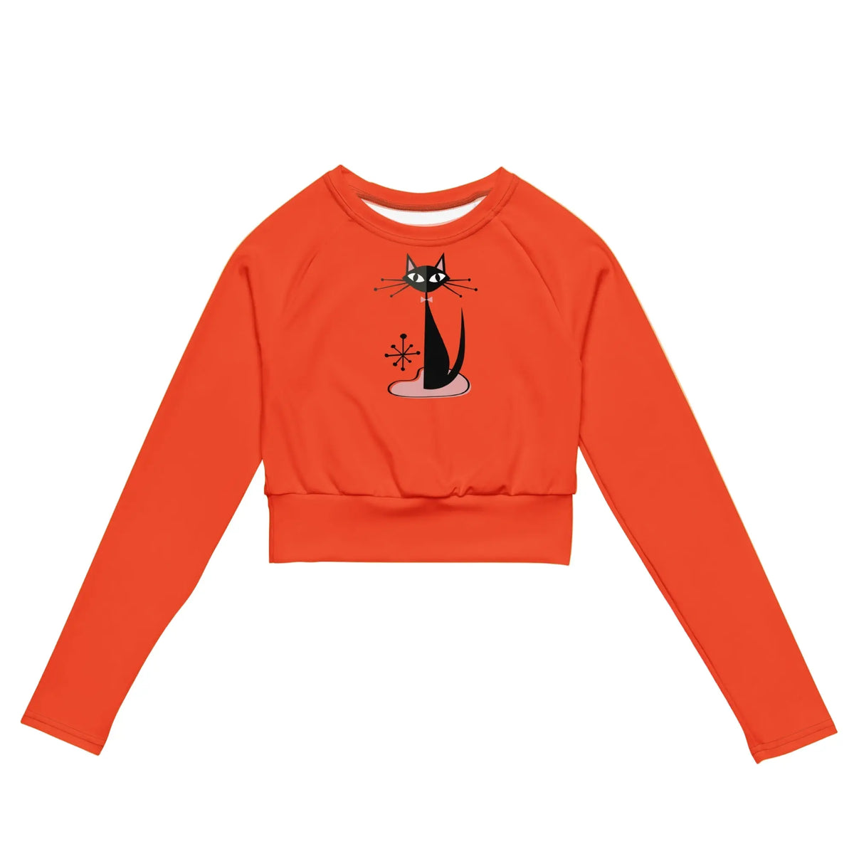 Recycled long-sleeve crop top-LifessentialsLLC.com