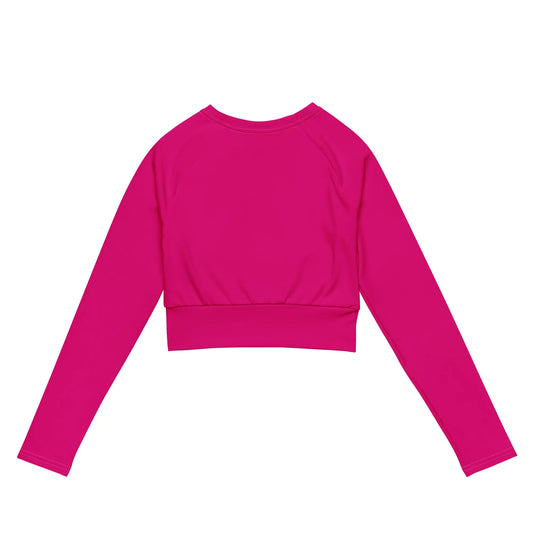 Recycled long-sleeve crop top-LifessentialsLLC.com
