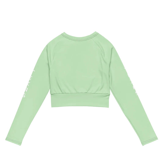 Recycled long-sleeve crop top-LifessentialsLLC.com
