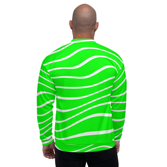 "SLIMER GREEN " Bomber Jacket-LifessentialsLLC.com