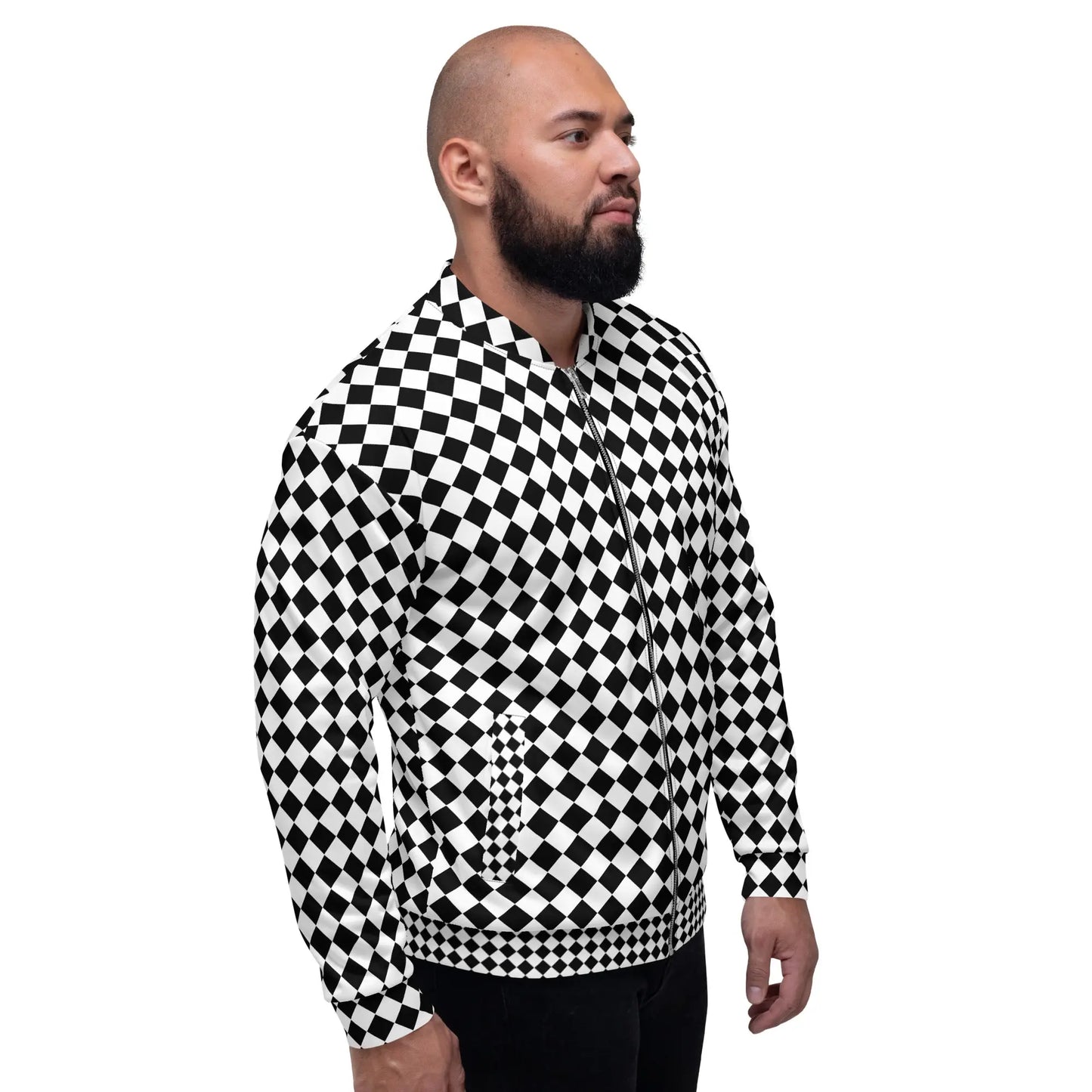 "SALT/PEPPER" Bomber Jacket-LifessentialsLLC.com