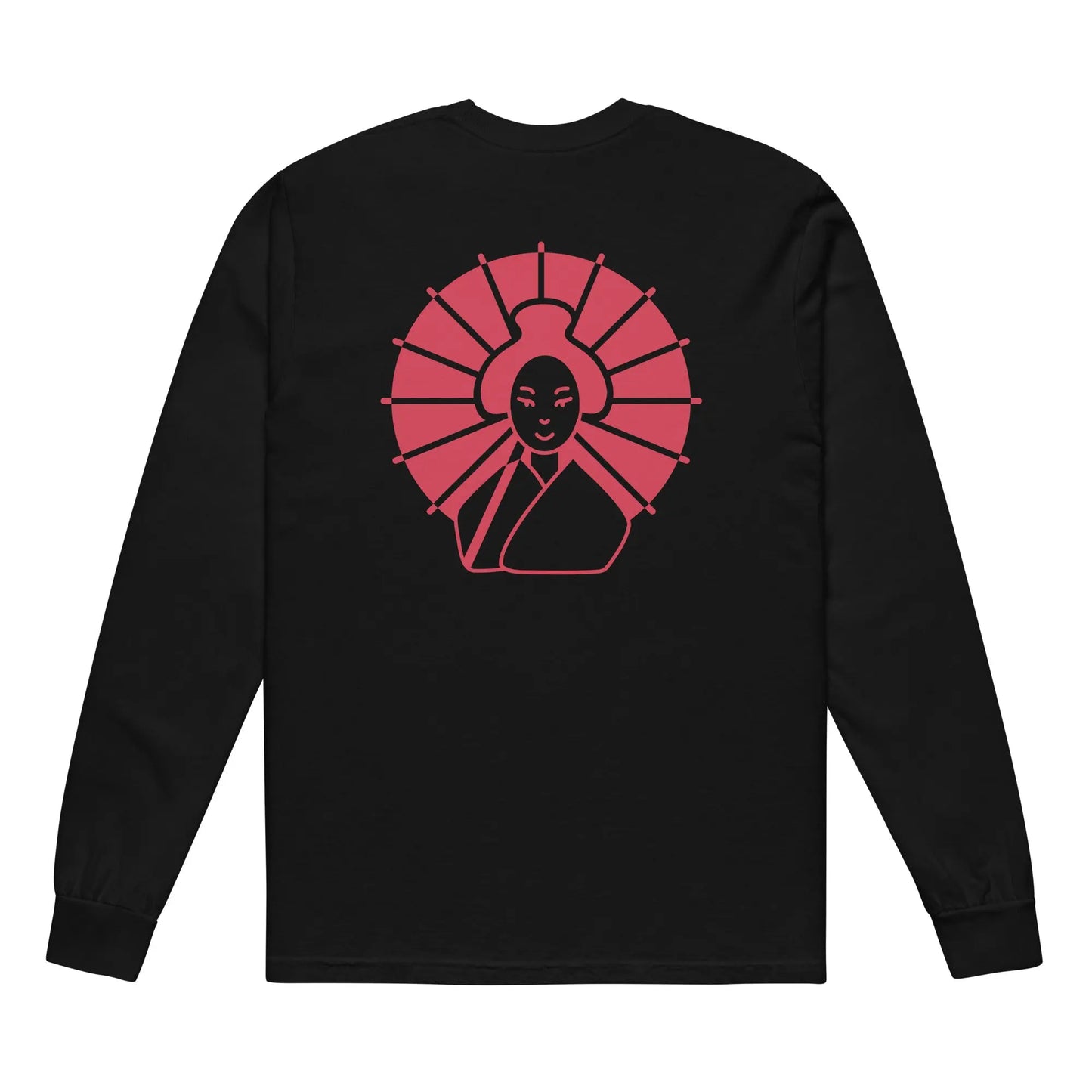 Garment-dyed heavyweight long-sleeve shirt-LifessentialsLLC.com