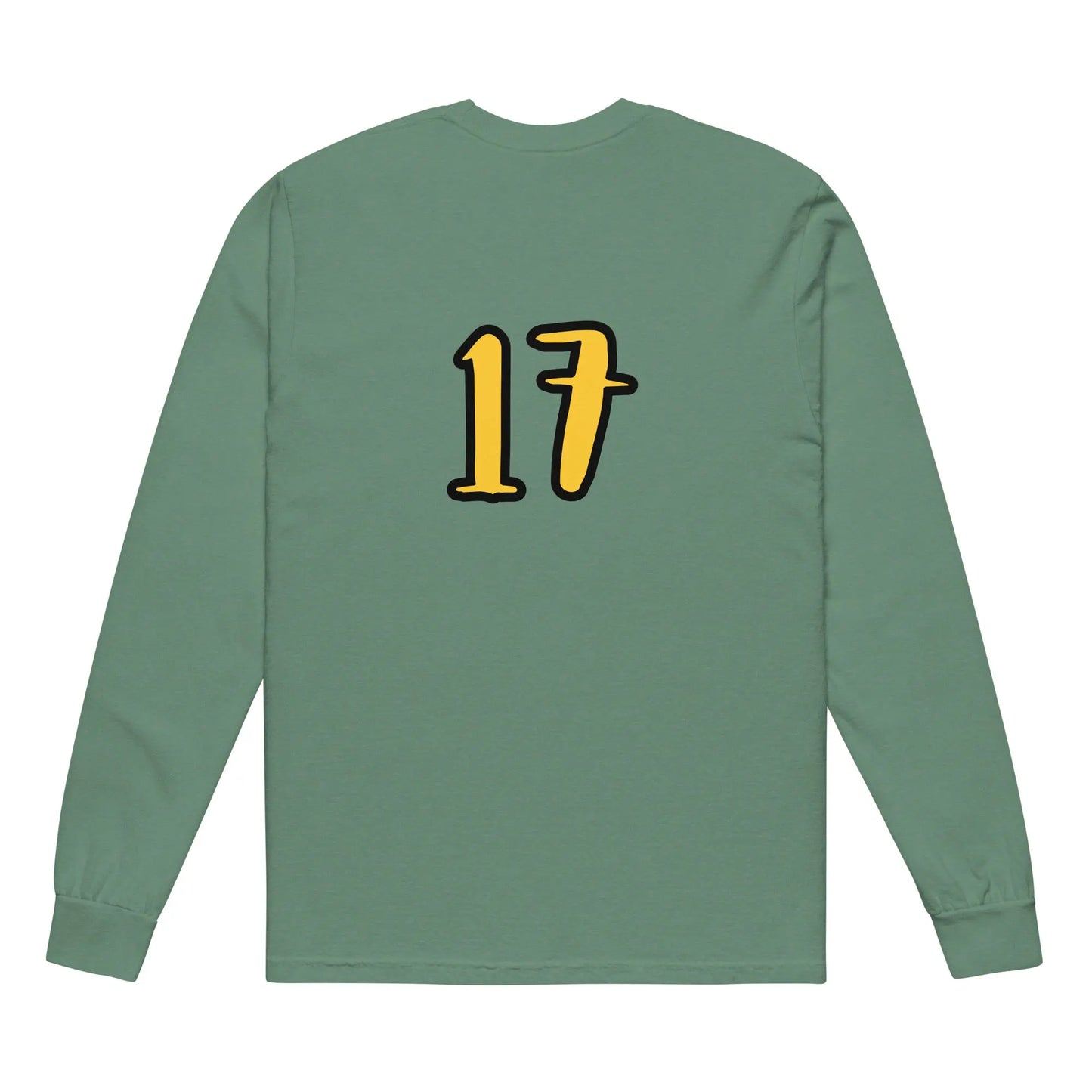 Garment-dyed heavyweight long-sleeve shirt-LifessentialsLLC.com