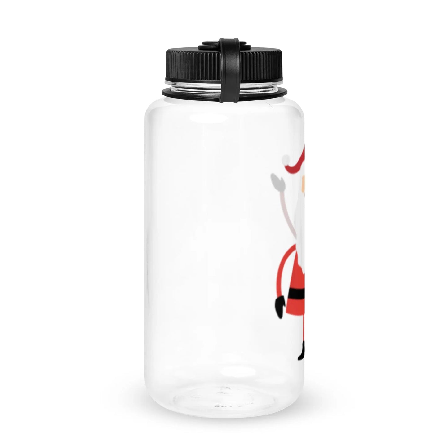 Wide mouth plastic water bottle-LifessentialsLLC.com