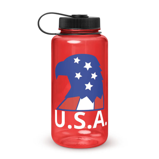 Wide mouth plastic water bottle-LifessentialsLLC.com