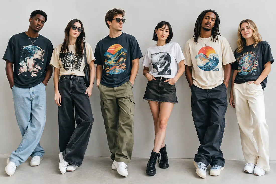 12 Graphic Clothing Outfit Ideas That Hit