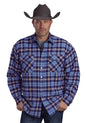 Roper 2205 Flannel (Blue) - Men's Shirt Jacket