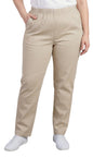 Women's Lightweight Pull-On Denim Jeans — Elastic Waist No Zipper