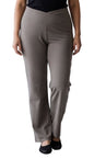 Women's Bootcut Flare Leggings — Pull-On Cotton Stretch with Crossover Waist