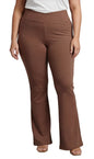 Women's Bootcut Flare Leggings — Pull-On Cotton Stretch with Crossover Waist