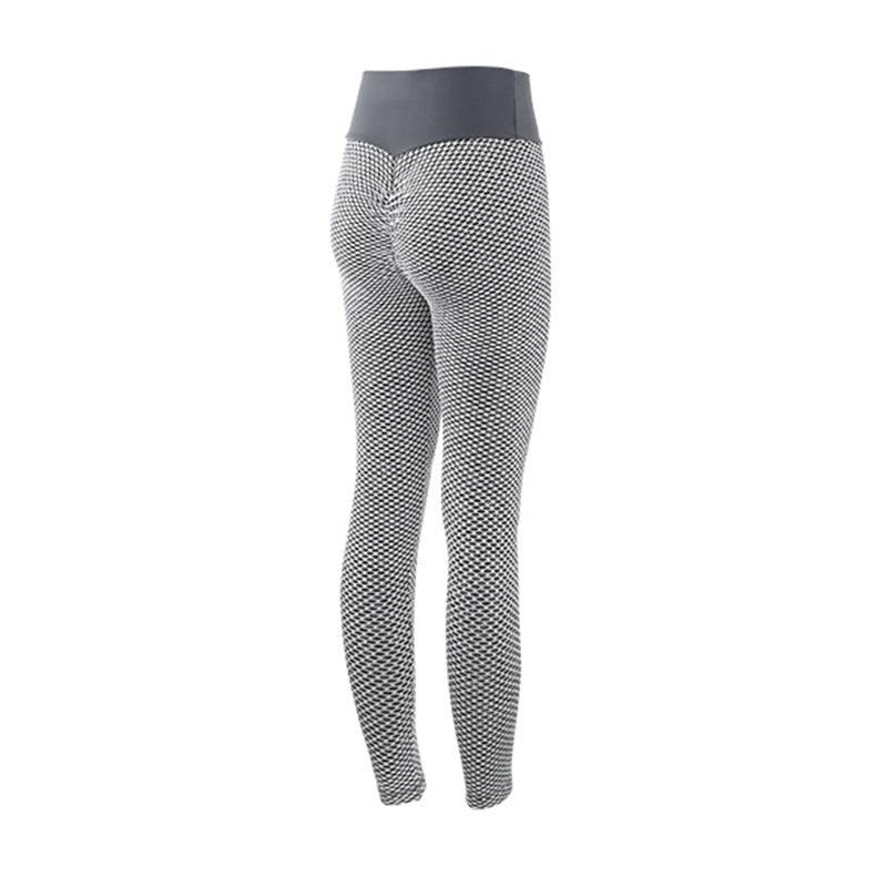 Plaid Leggings Fitness Yoga Pants Women's Seamless High Waist Breathable Gym Leggings-LifessentialsLLC.com