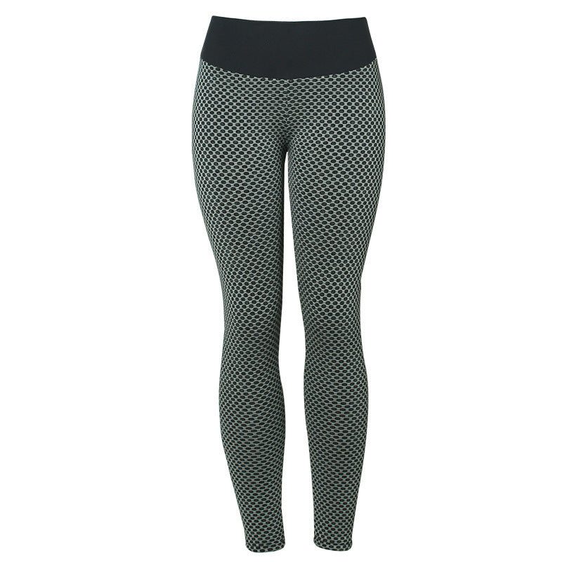 Plaid Leggings Fitness Yoga Pants Women's Seamless High Waist Breathable Gym Leggings-LifessentialsLLC.com