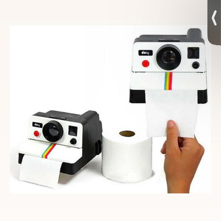 Vintage cute camera tissue holder toilet roll paper box tissue drawer household tissue box drawer