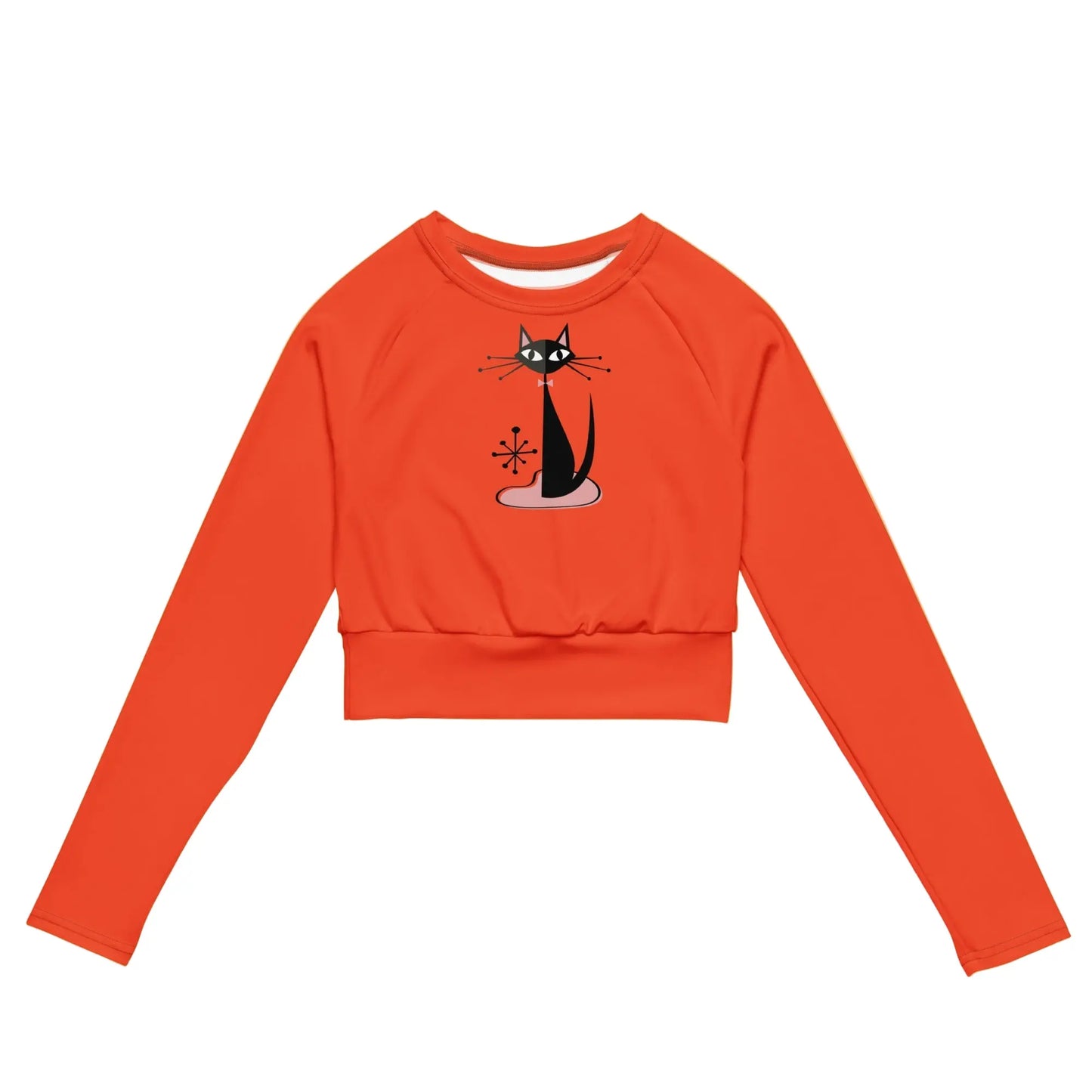 Recycled long-sleeve crop top-LifessentialsLLC.com
