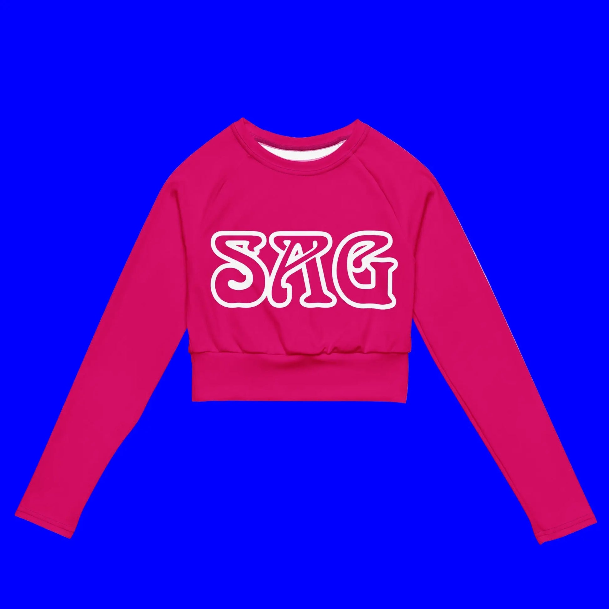 Recycled long-sleeve crop top-LifessentialsLLC.com