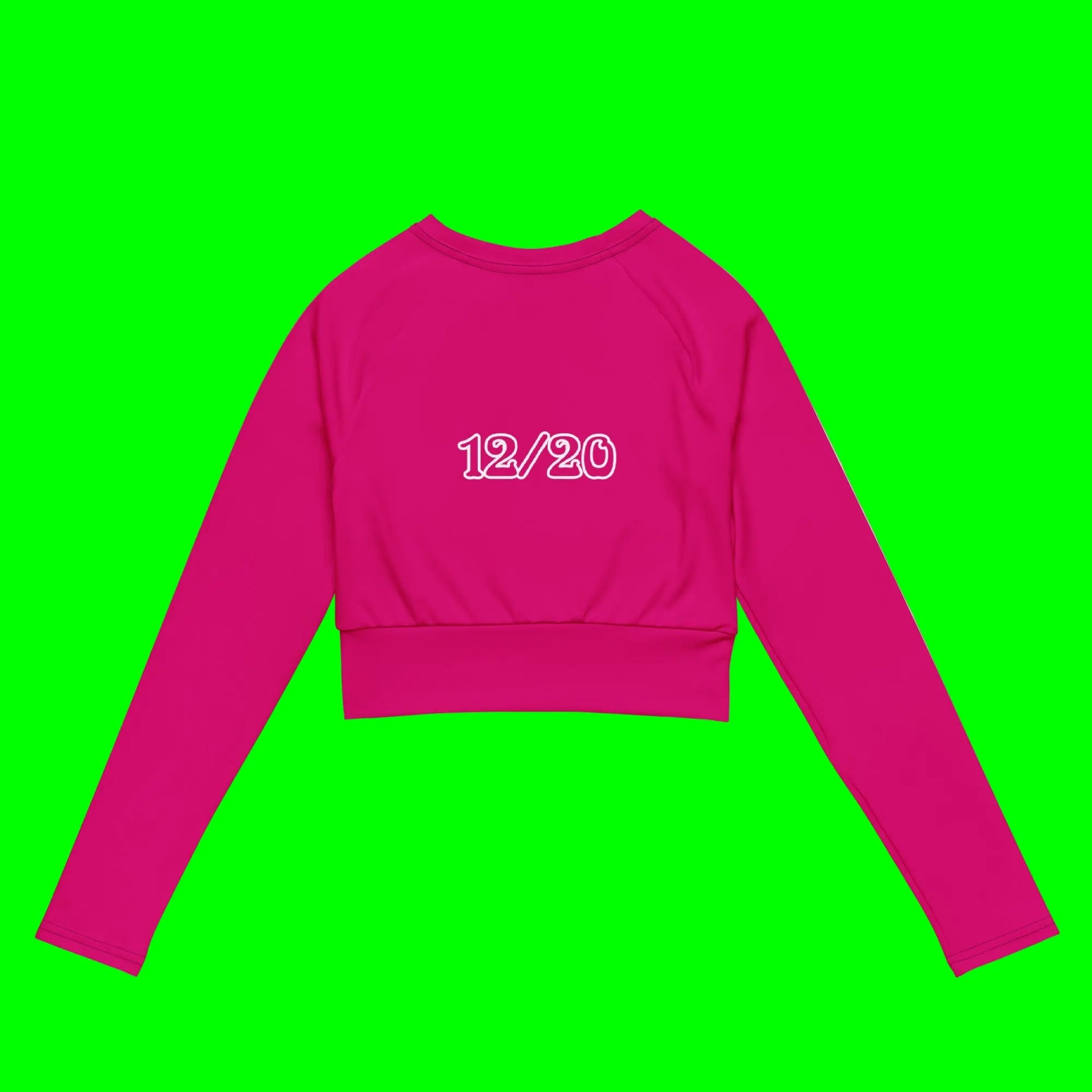 Recycled long-sleeve crop top-LifessentialsLLC.com