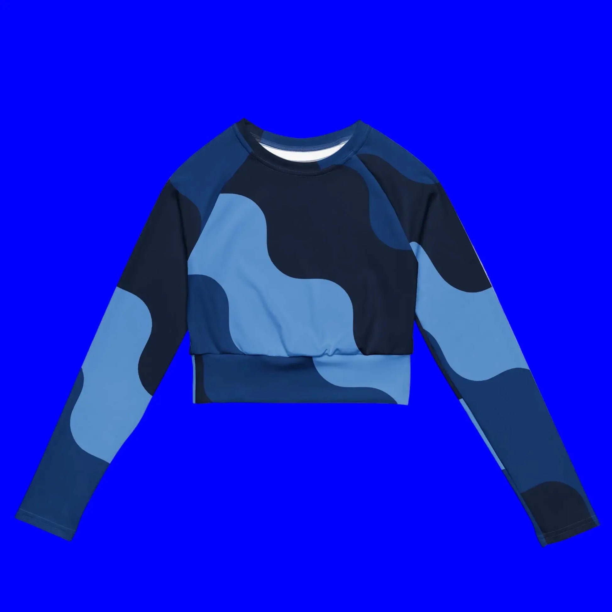 Recycled long-sleeve crop top-LifessentialsLLC.com