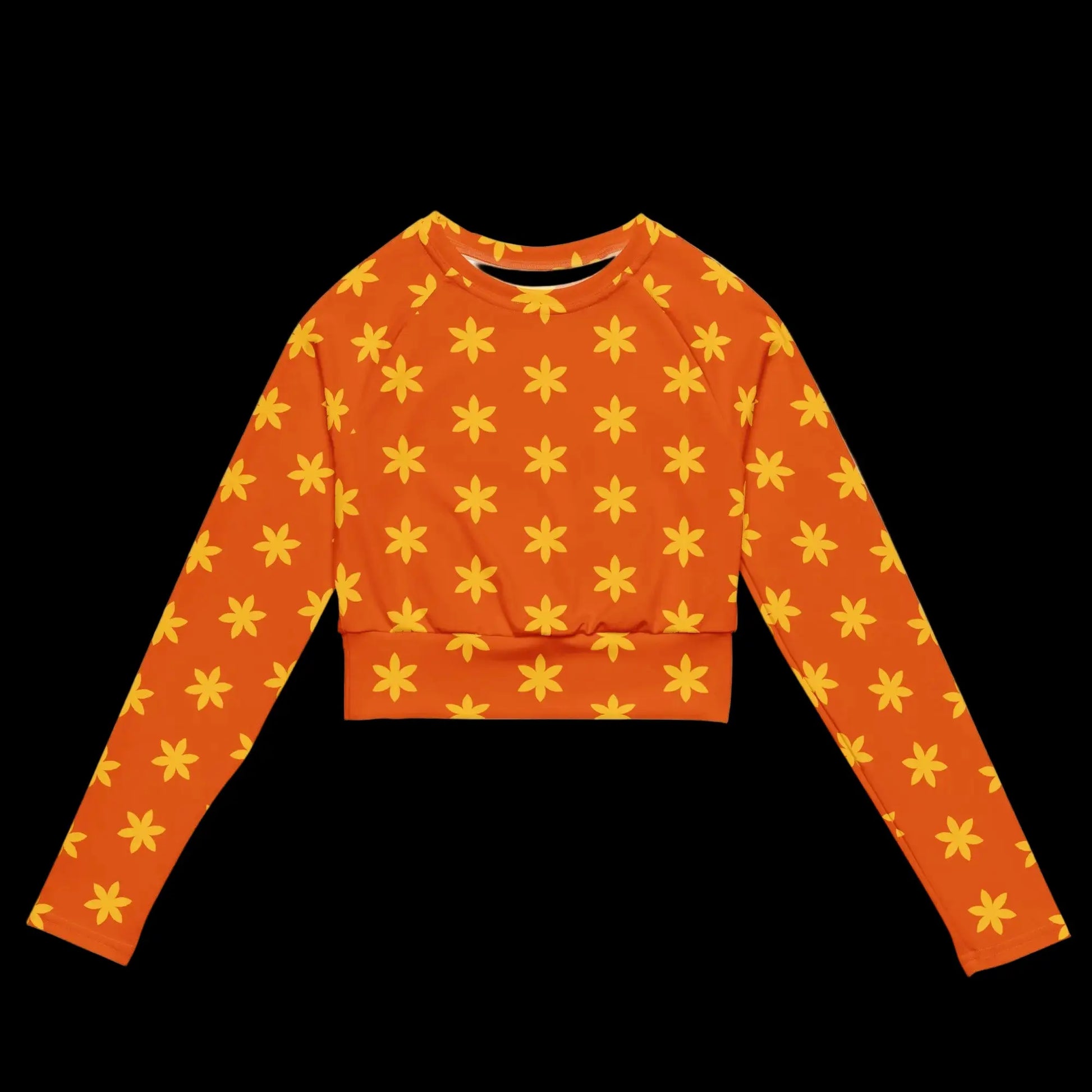 Recycled long-sleeve crop top-LifessentialsLLC.com