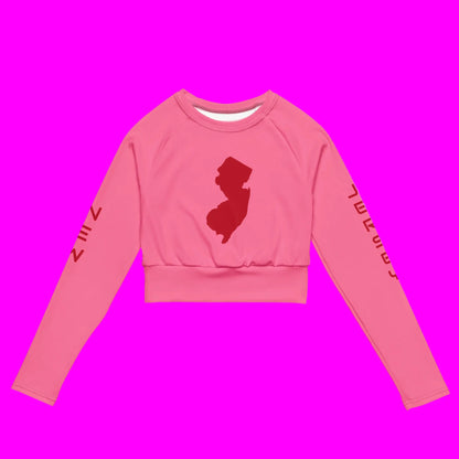 Recycled long-sleeve crop top-LifessentialsLLC.com