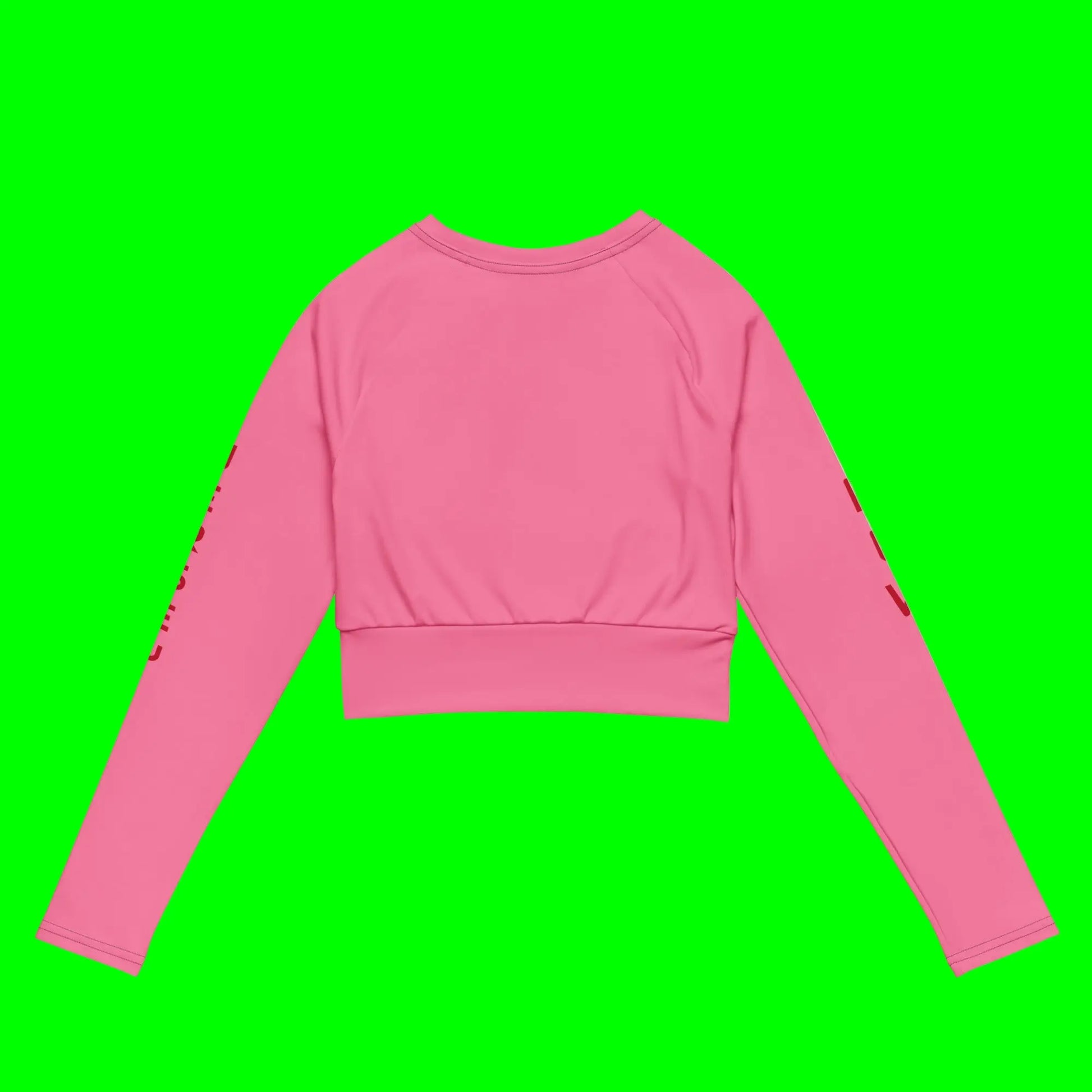 Recycled long-sleeve crop top-LifessentialsLLC.com