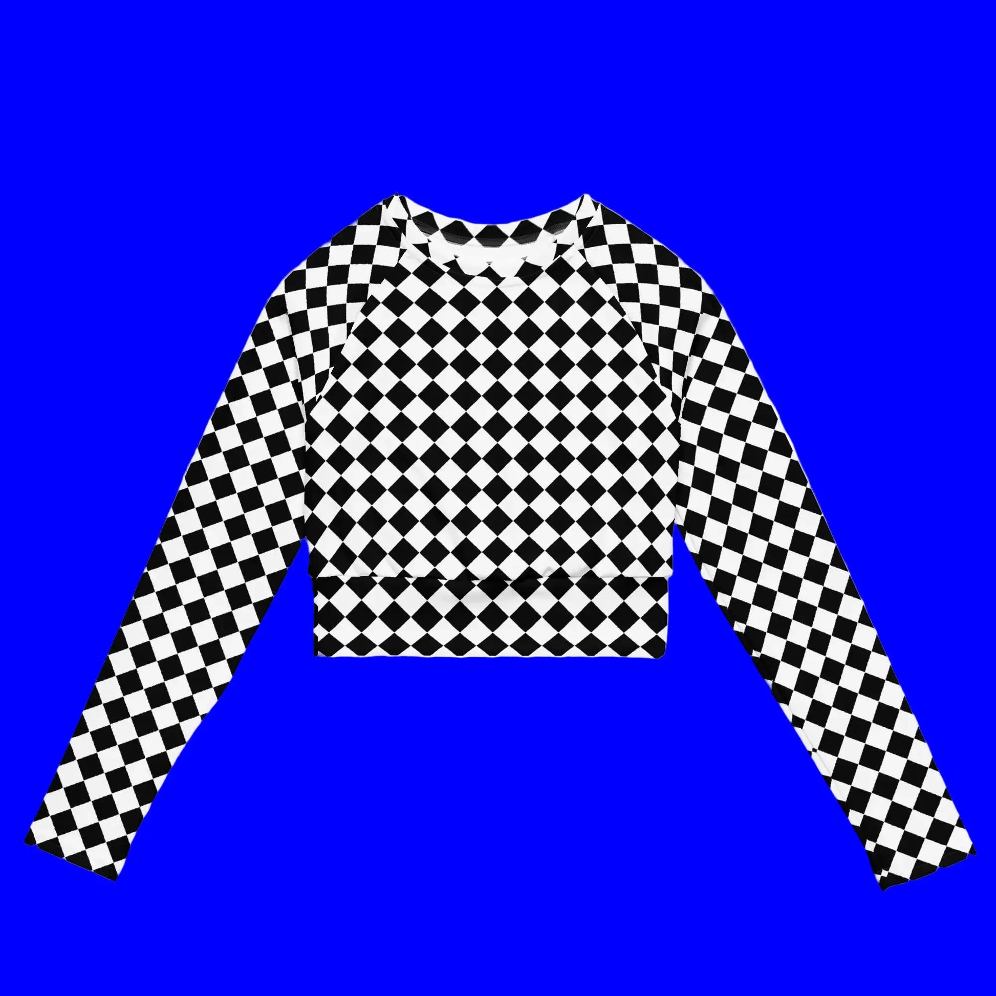 Recycled long-sleeve crop top-LifessentialsLLC.com