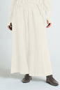 French Terry Flooded Pants - Stone