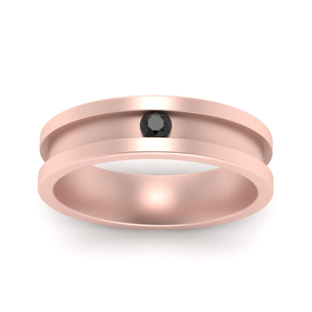 Single Stone Mens Promise Ring