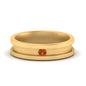 Single Stone Mens Promise Ring