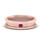 Single Stone Mens Promise Ring