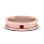 Single Stone Mens Promise Ring