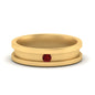 Single Stone Mens Promise Ring