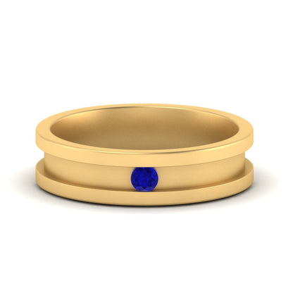 Single Stone Mens Promise Ring