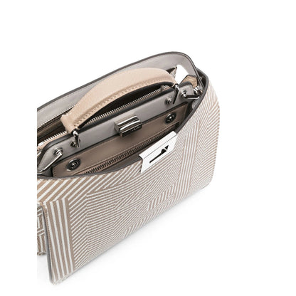 Fendi Neutrals Tote Bags Men