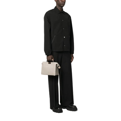 Fendi Neutrals Tote Bags Men