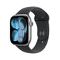 Apple Watch Series 11 [GPS 42mm] Smartwatch with Jet Black Aluminum Case with Black Sport Band - S/M. Sleep Score, Fitness Tracker, Health Monitoring, Always-On Display, Water Resistant