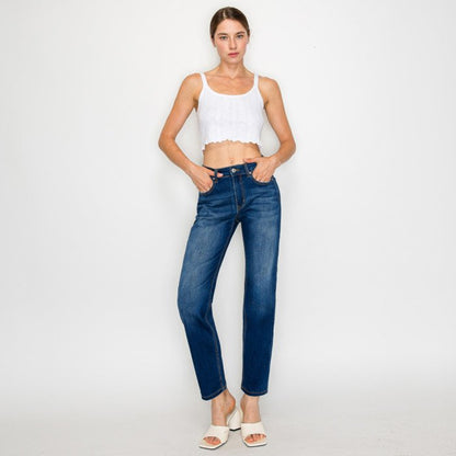 Wax Jeans - Women's Basic Straight Denim Jeans - 90365