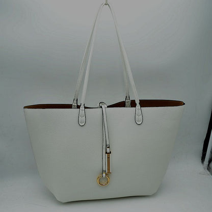 Women's Pebbled Faux Leather Reversible 2 in 1 Tote Shoulder Handbag Crossbody Bag