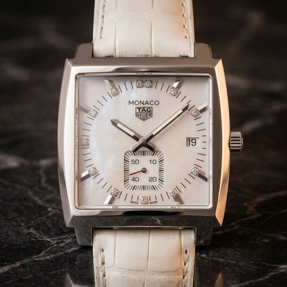 Tag Heuer Monaco · Diamond MOP Dial · Quartz