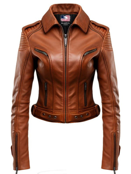Brown Women Leather Jacket – Leather Jackets for Women