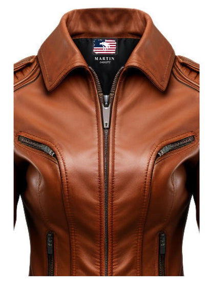Brown Women Leather Jacket – Leather Jackets for Women