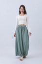 Women's Linen Pants – Relaxed Fit with Adjustable Cuffs