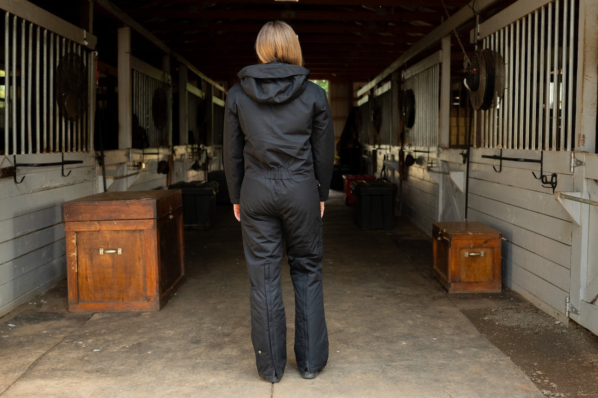 Winter Insulated Jumpsuit PRO - Caviar