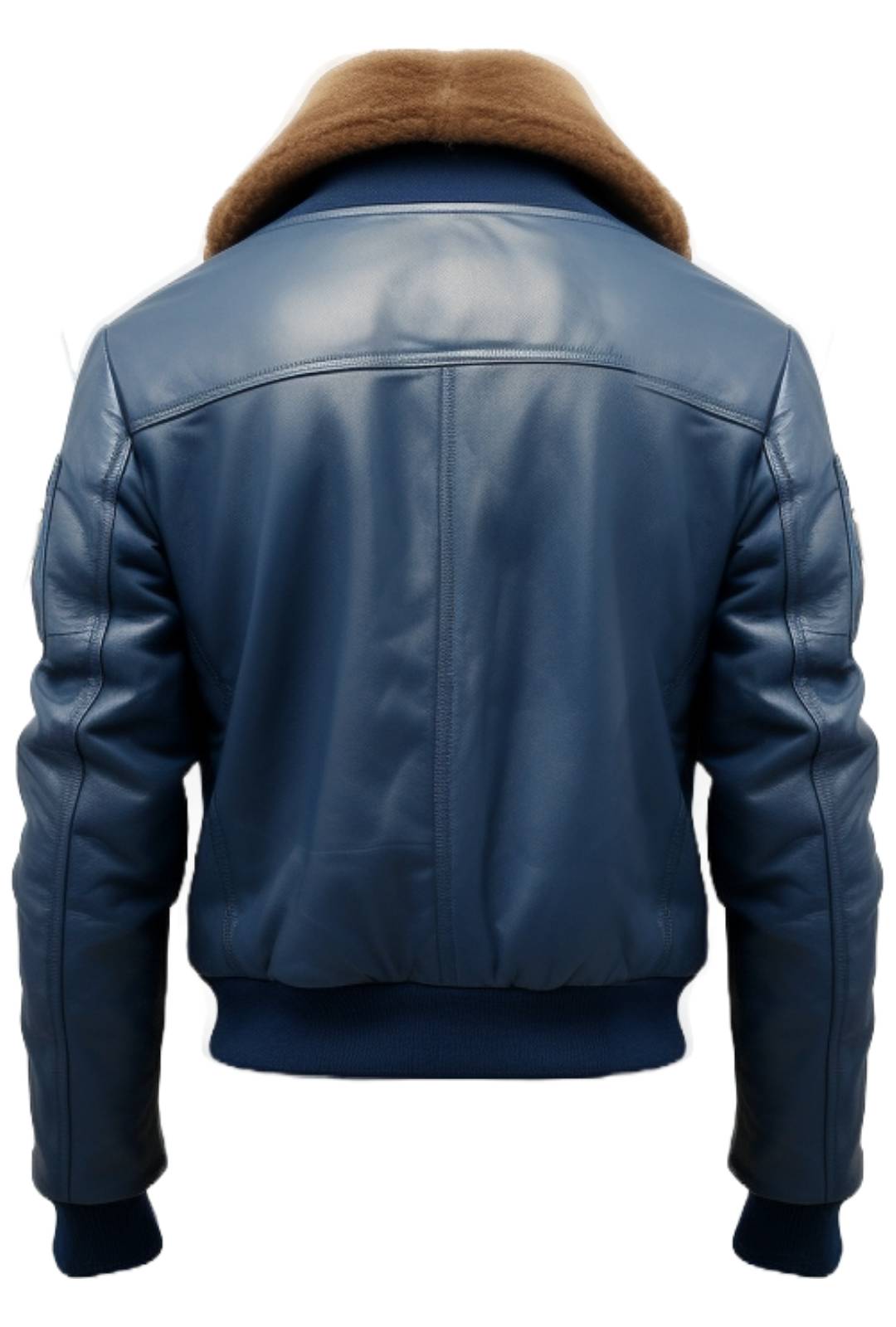 Men's Black Flight Bomber Leather Jacket