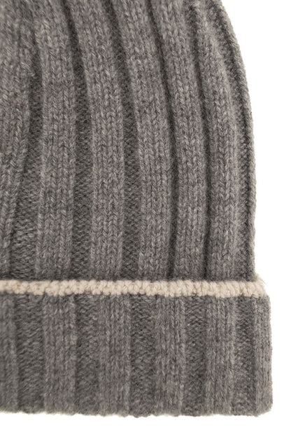 BRUNELLO CUCINELLI Chunky Ribbed Cashmere Beanie