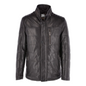 Men's Lambskin Leather Jacket with Zip Pockets