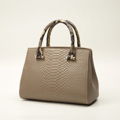 Women's Pattern Genuine Leather Hand High-grade Western Handbags