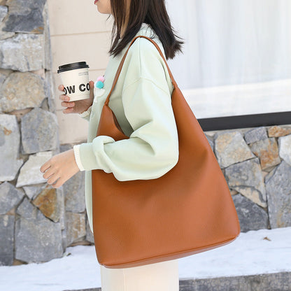 Casual retro hobo bag, fashion handbag, pu large capacity shoulder women's bag