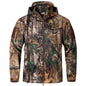 Men’s Camouflage Tactical Softshell Jacket – Waterproof Fleece Hooded Coat for Hunting, Hiking & Outdoor Adventures