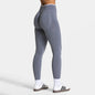 Women’s Sports Leggings, High Waist Seamless Yoga Pants, Scrunch Booty Peach, Hip Lifting Gym Clothes, Workout Tights